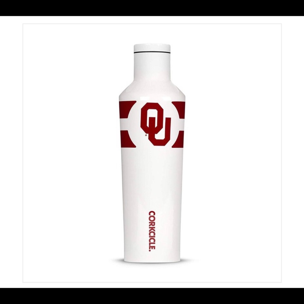 NEW OU University of Oklahoma Corkcicle 16 Oz